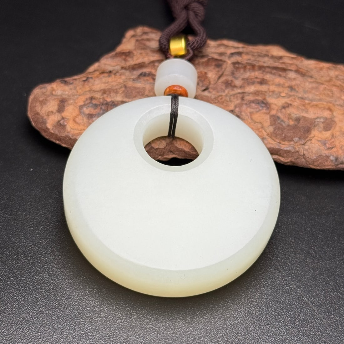 Hetian Jade Lucky Pendant - 9