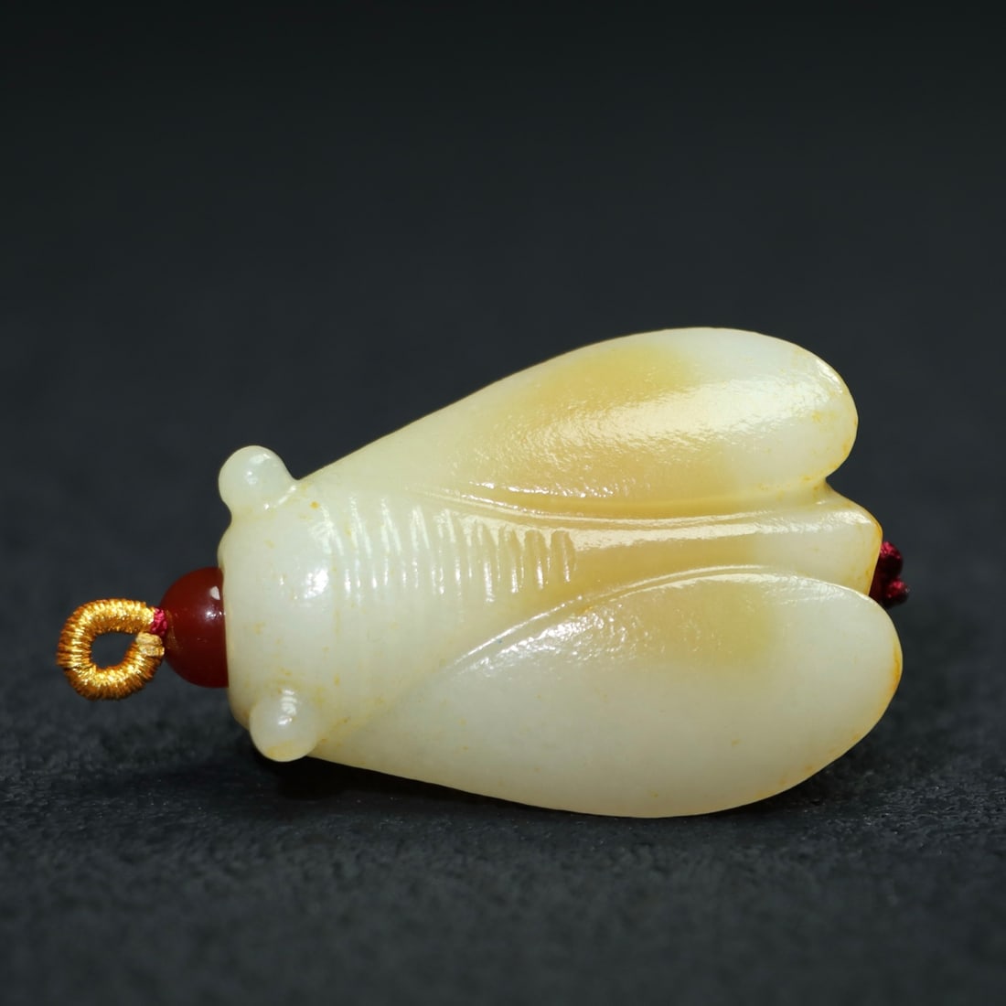 Hetian Jade Pendant - Cicada - 4