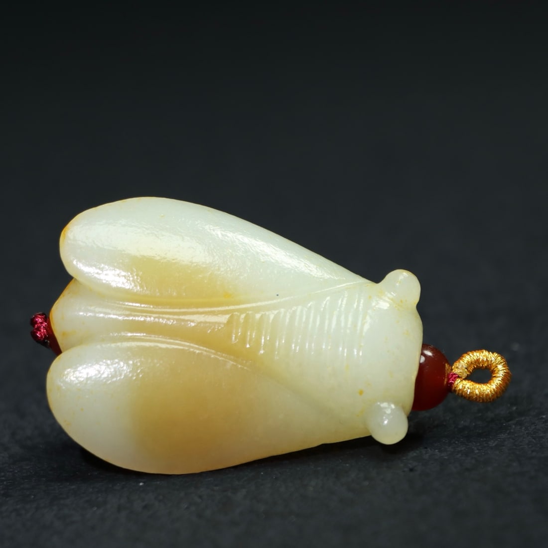 Hetian Jade Pendant - Cicada - 5