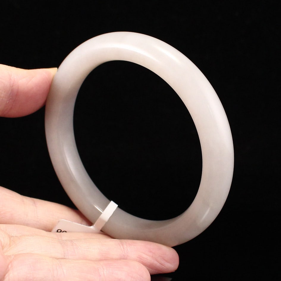 Inside Diameter 61.7mm Hetian Jade Bracelet - 6