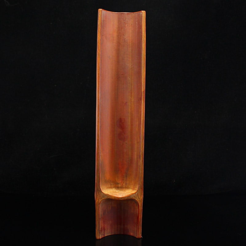 Bamboo Paperweight Peach Bat - 6