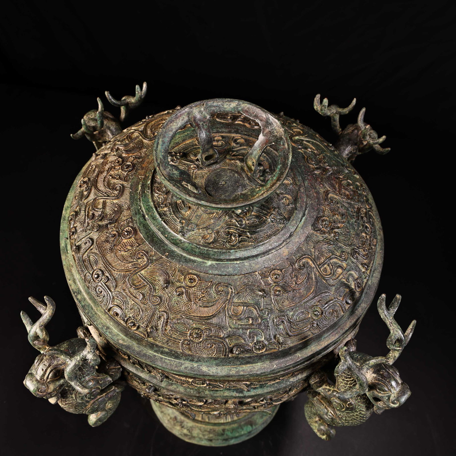 Bronze Burner Statue Dragon 6.9kg - 5