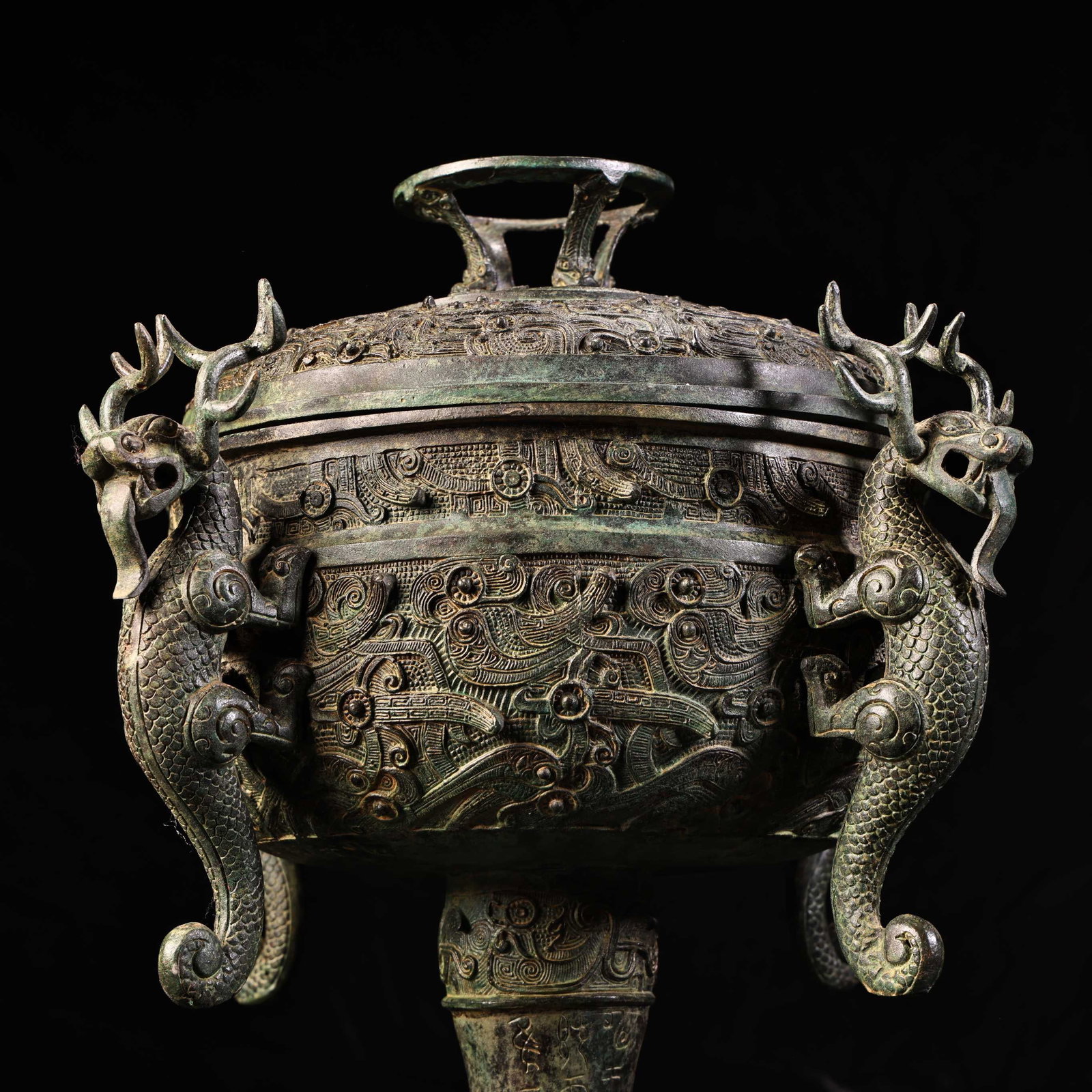 Bronze Burner Statue Dragon 6.9kg - 7