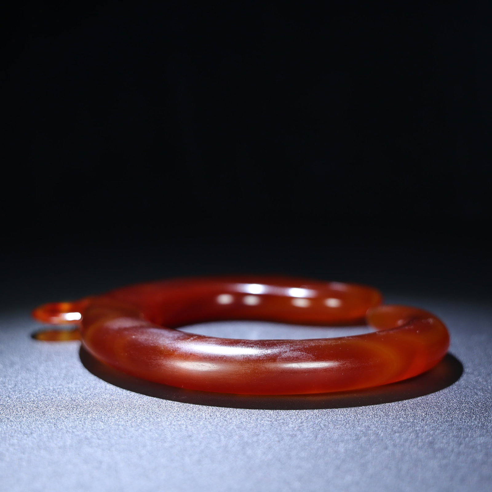 Red Agate Dragon Statue - 5