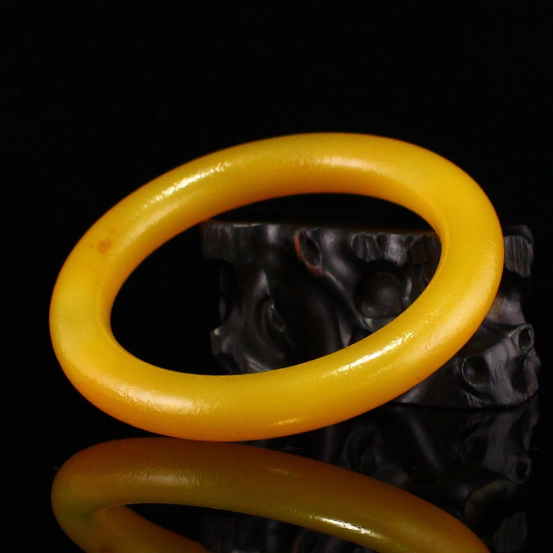 Inside Diameter 58mm Yellow Agate Bracelet - 3