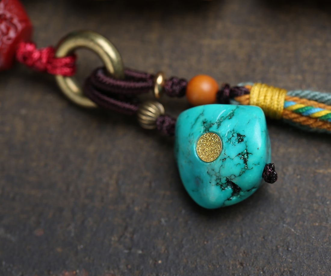 Hand knitting Bone Monkey Pendant - 2