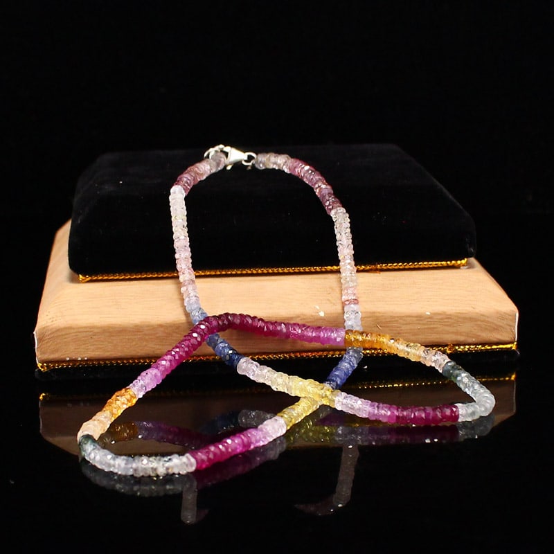 Multicolor Tourmaline Beads Necklace - 2