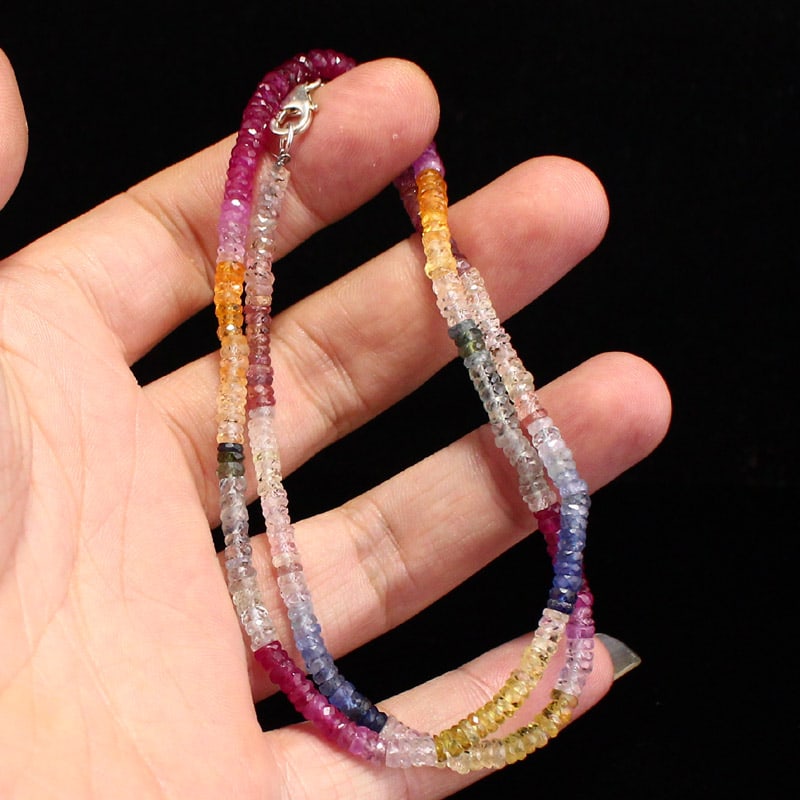 Multicolor Tourmaline Beads Necklace - 3