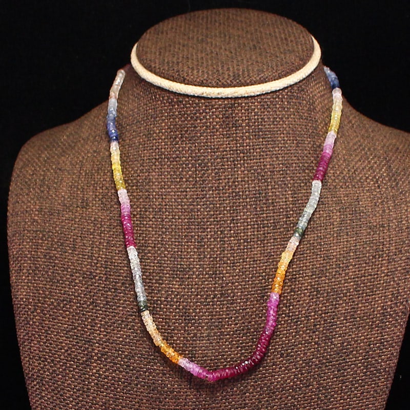 Multicolor Tourmaline Beads Necklace - 5