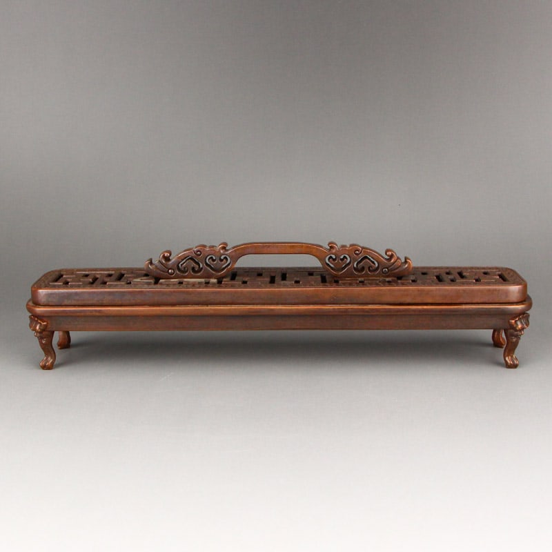 Red Copper Incense Burner - 4