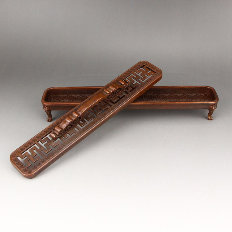 Red Copper Incense Burner - 5