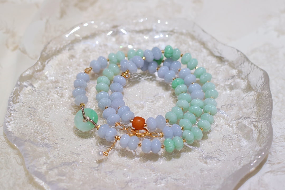 Natural Jadeite Necklace - 5