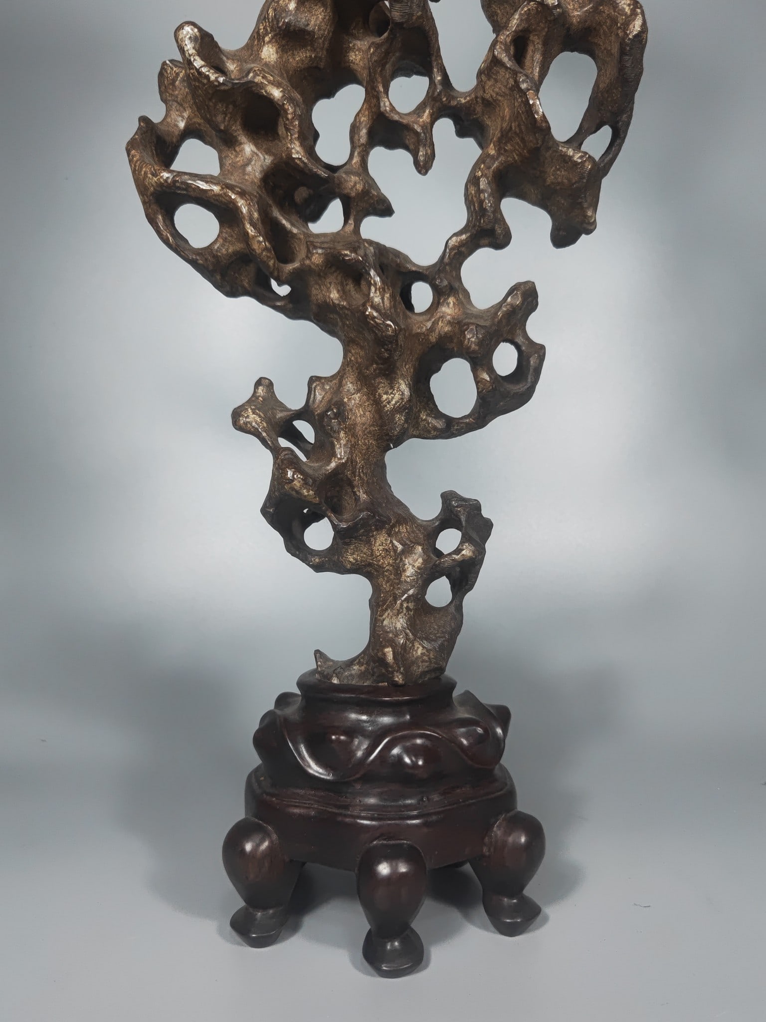 Natural Shape Taihu Stone Statue - 3