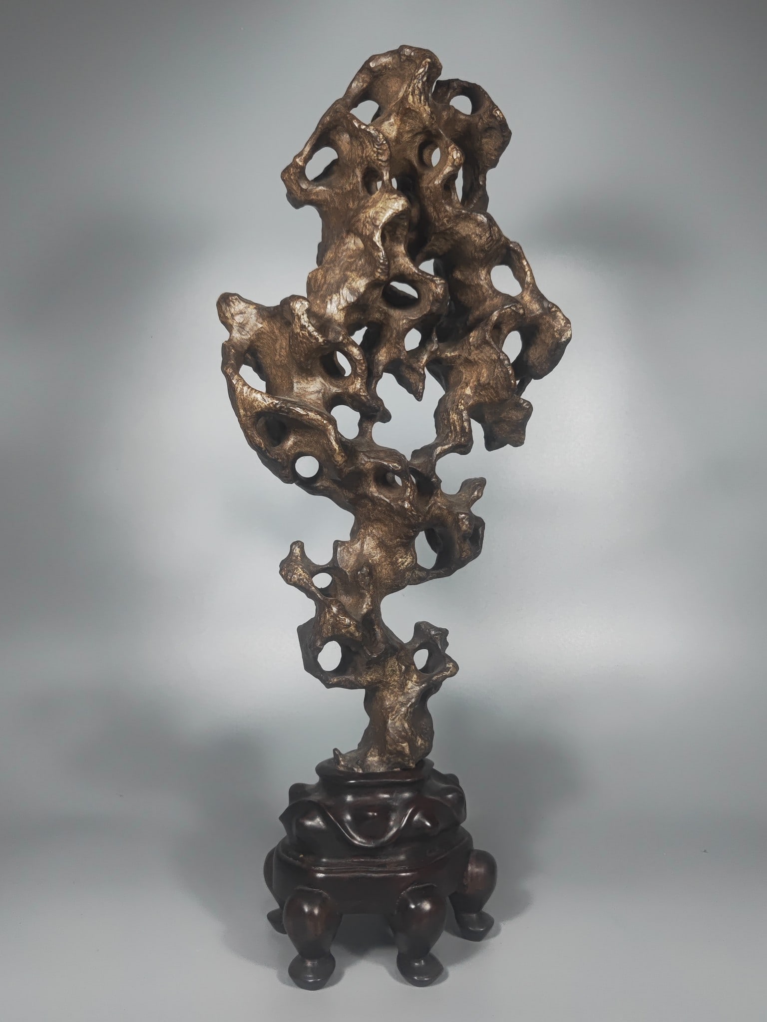 Natural Shape Taihu Stone Statue - 4