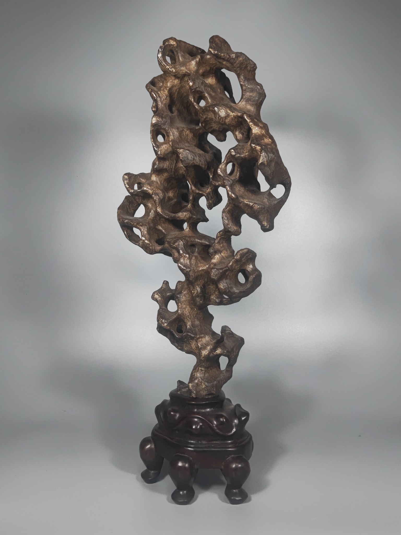 Natural Shape Taihu Stone Statue - 5