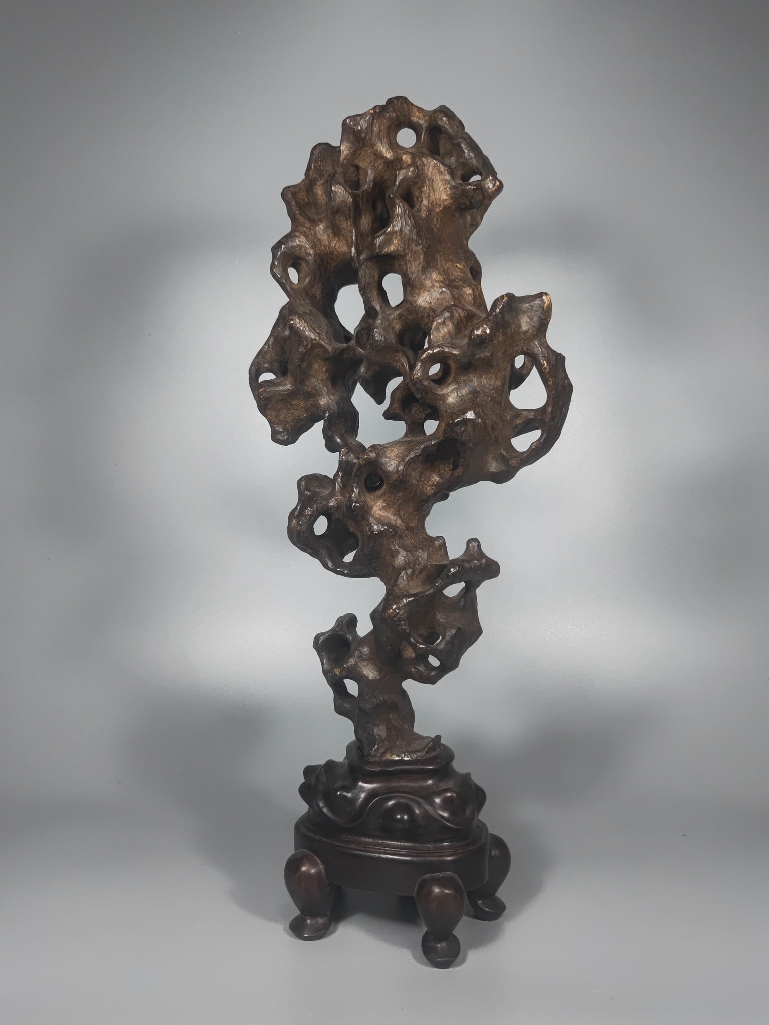 Natural Shape Taihu Stone Statue - 9