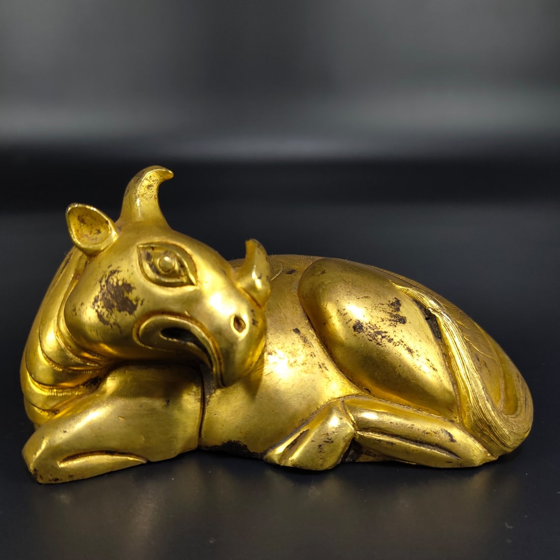 Gilt Gold Bronze Statue - Beast (1 of 9)