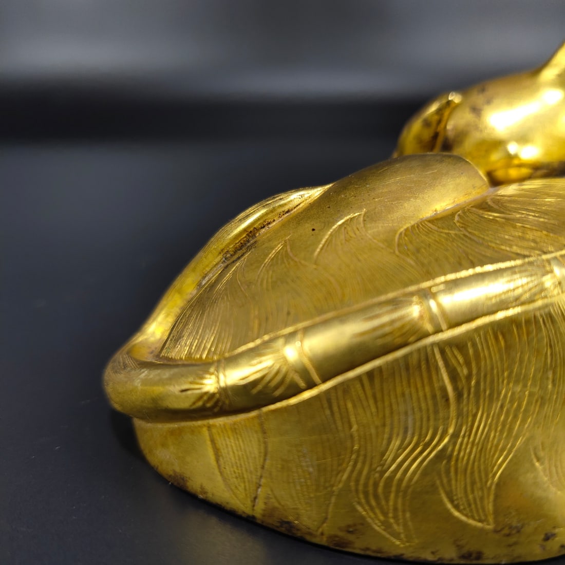 Gilt Gold Bronze Statue - Beast - 5