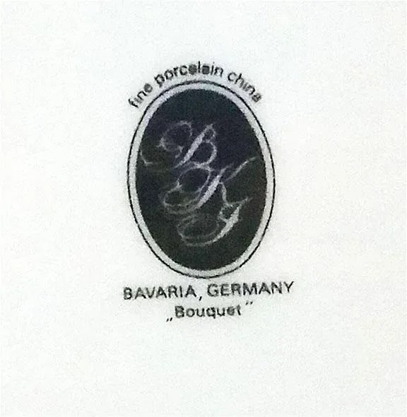 Bouquet Classique by Bkj Fine China Coffee Service - 27 Pieces - 6