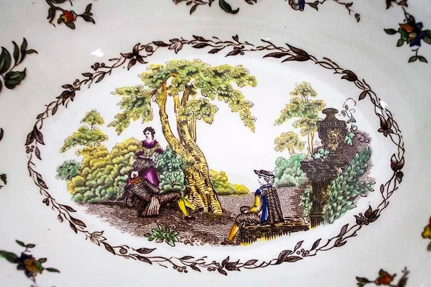 Mason's Multicolor Watteau Vegetable Dish - 3