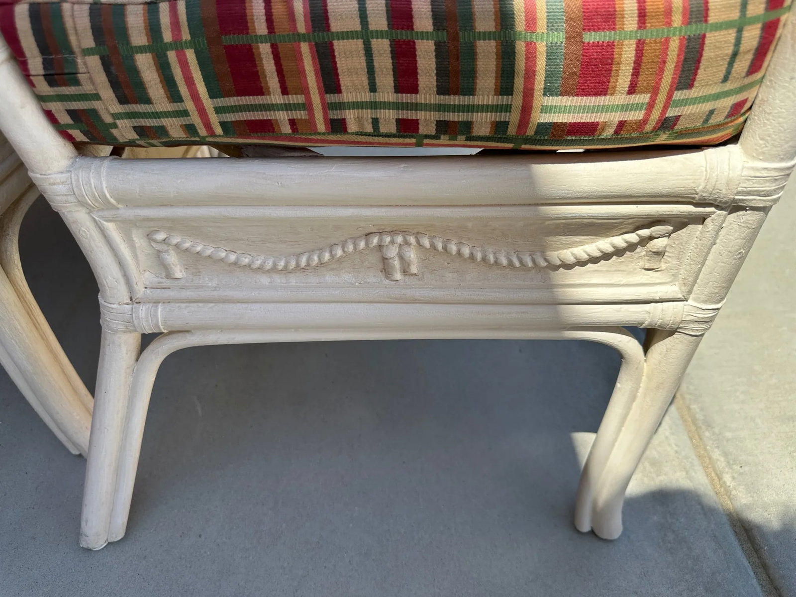 Vintage Bamboo Bentwood Rattan Wheat Back Dining Armchairs - Set of 4 - 8