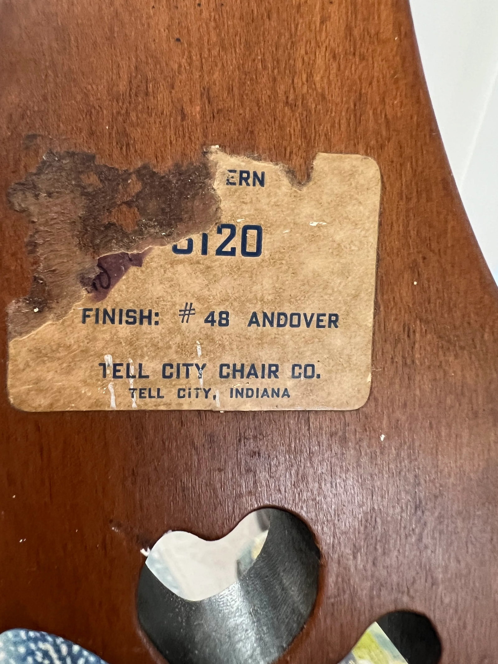 Vintage Tell City Carved Oar - 3