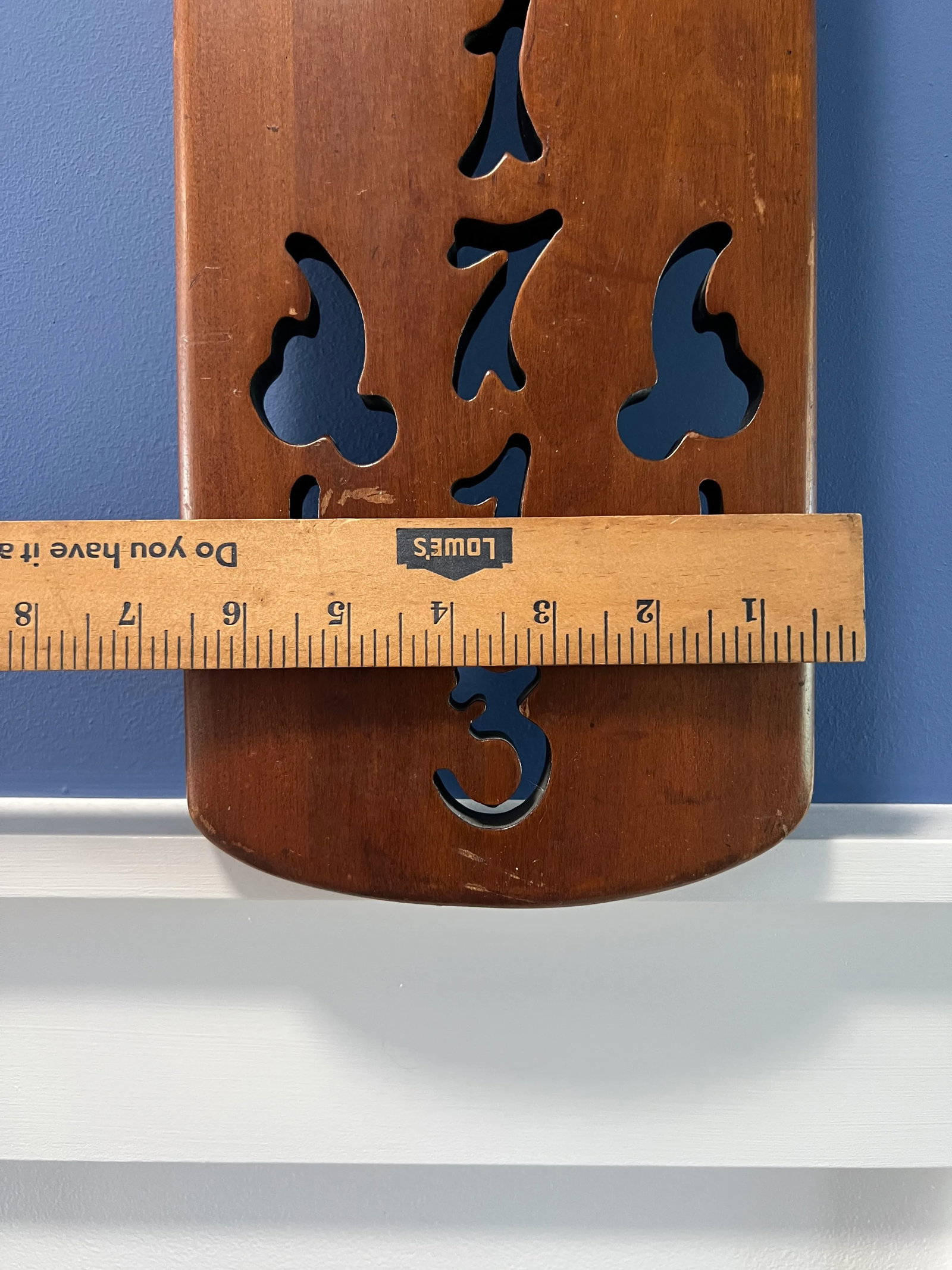 Vintage Tell City Carved Oar - 7