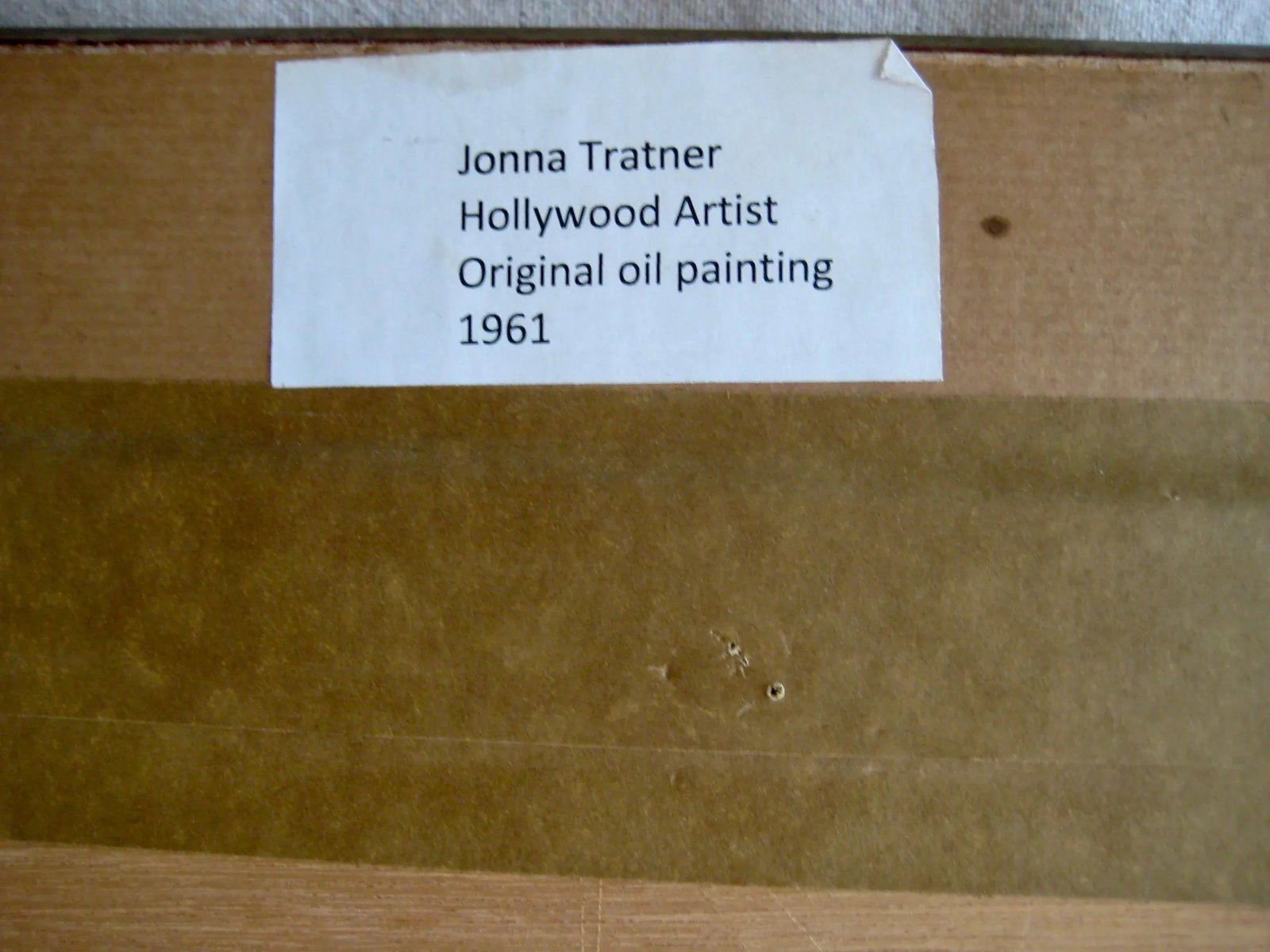 Mid Century Modern Abstrct Oil Painting 1961 - 7