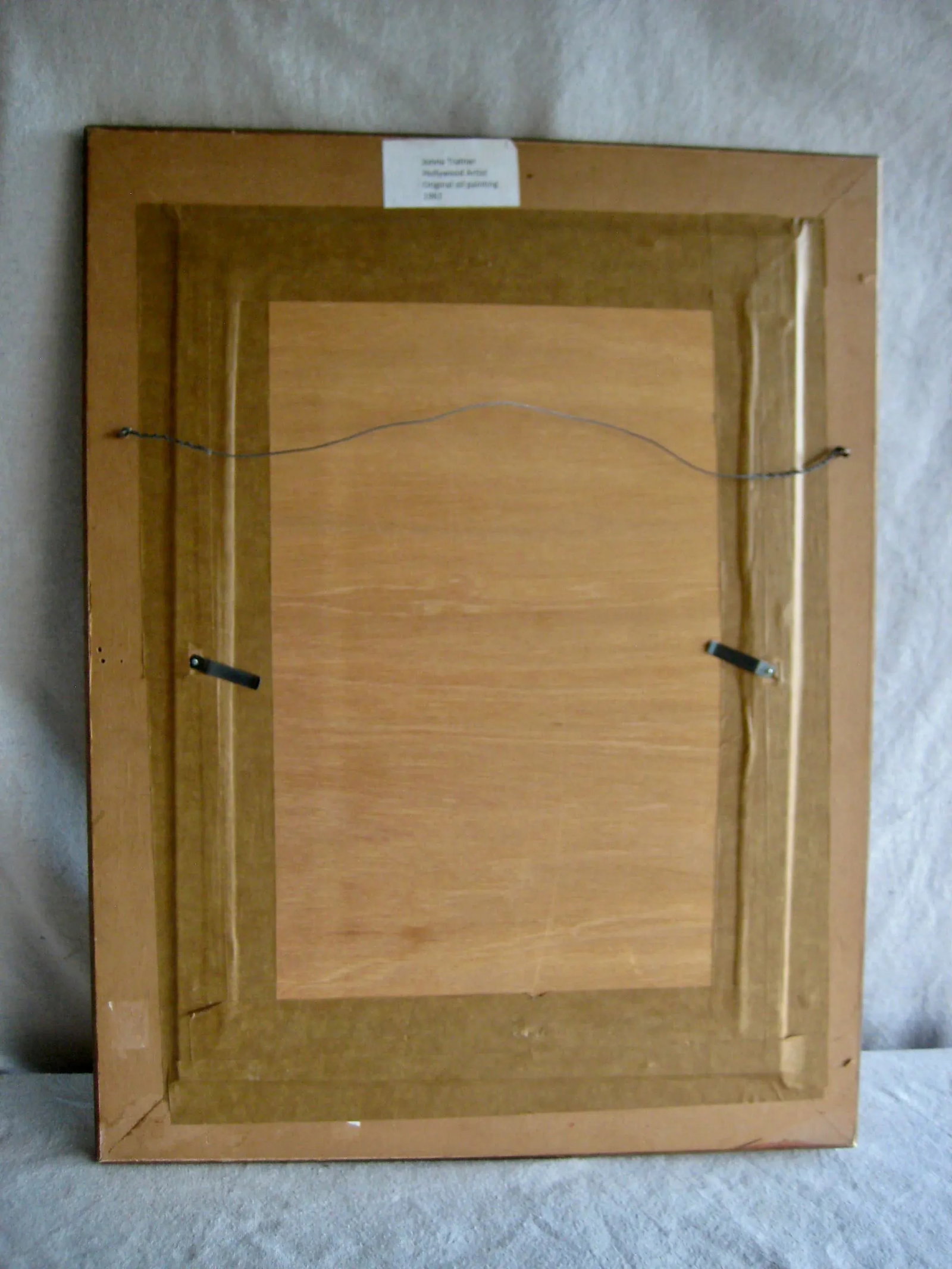 Mid Century Modern Abstrct Oil Painting 1961 - 8