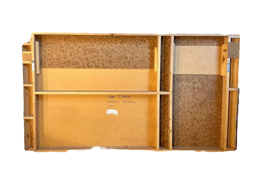 Original Mixed Media Oil Diptych Landscape Water Painting by Cameron Zebrun - 10