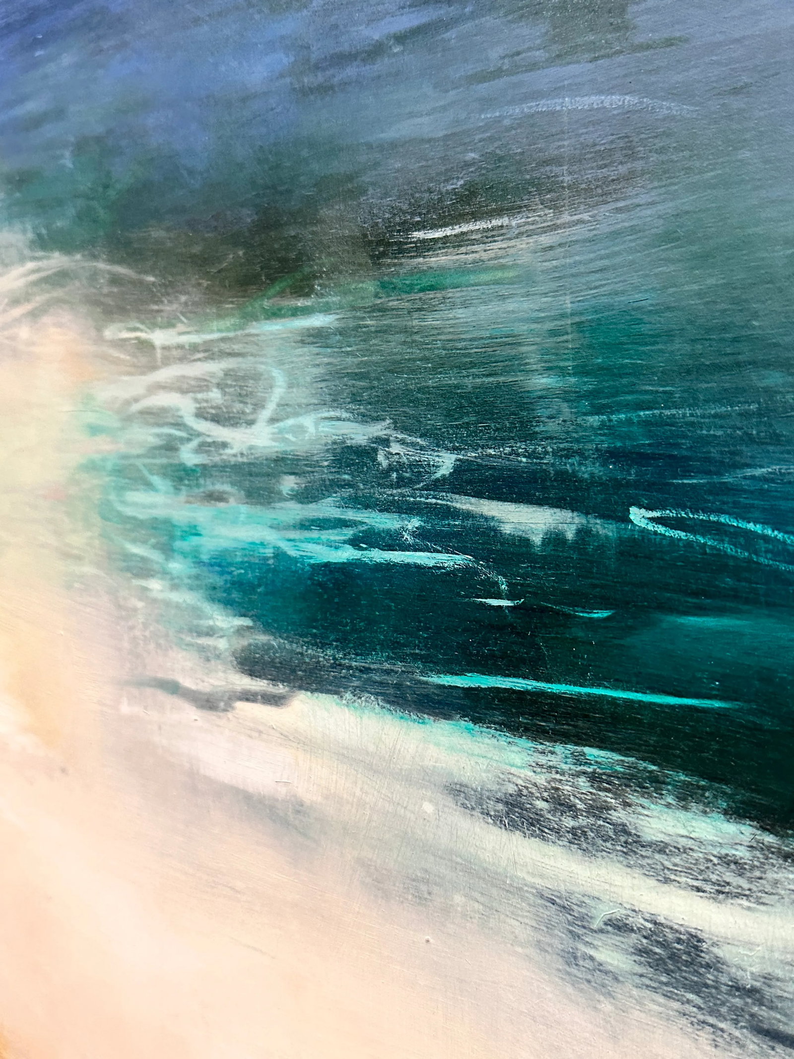 Original Mixed Media Oil Diptych Landscape Water Painting by Cameron Zebrun - 5