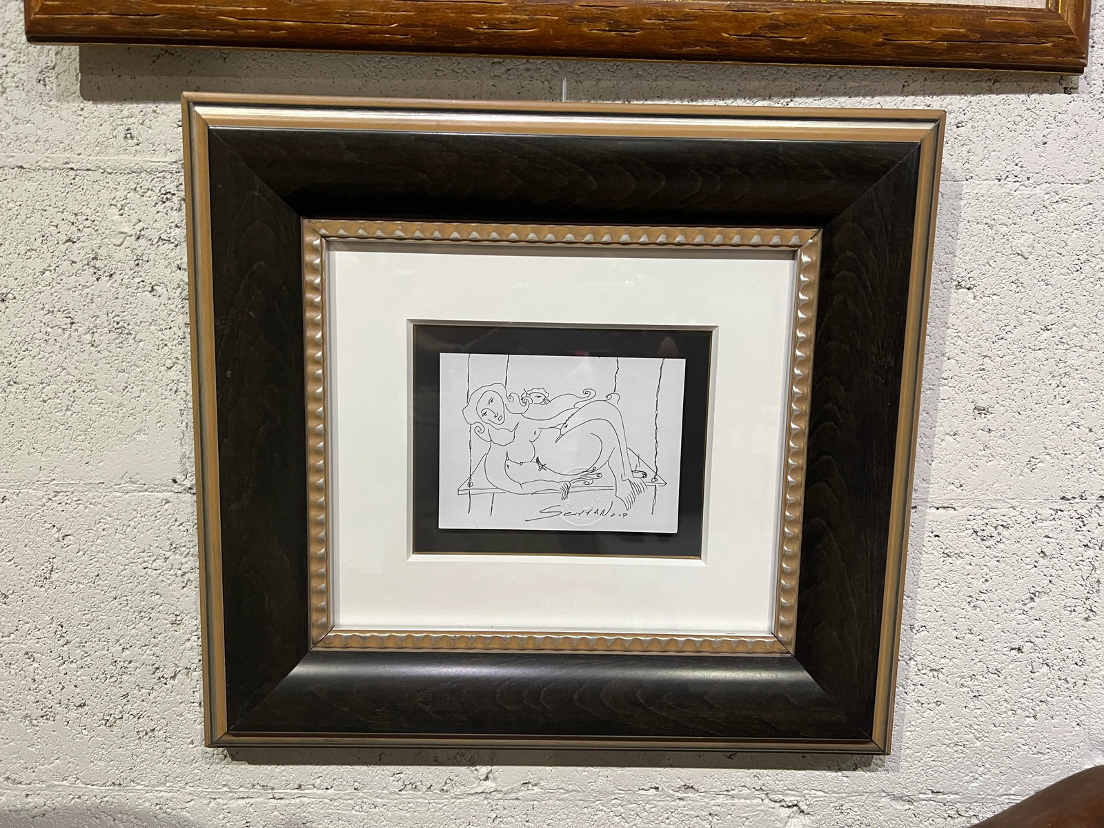 Framed Pen & Ink Drawing by R. G. Serrano, 2007, Original - 6