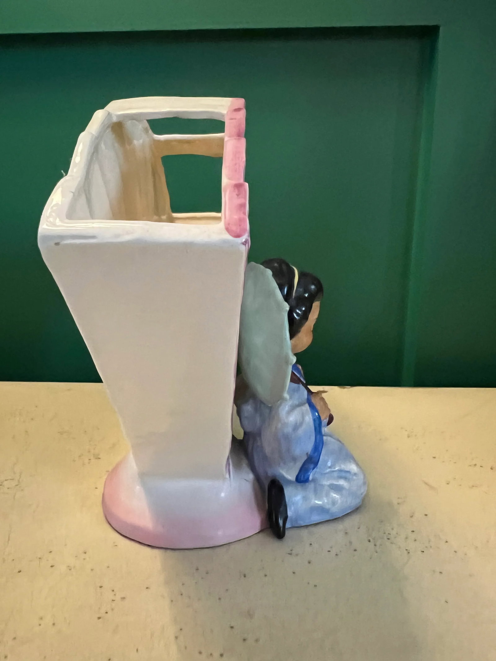 Rare Erphila Goebel Oriental Fan Vase - 6