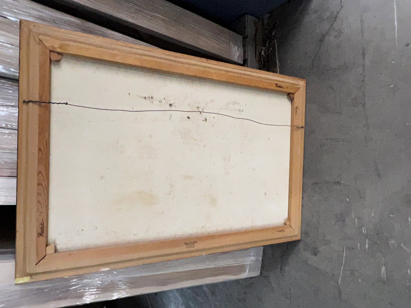 Vintage Old Rural Village Signed by Melton - Original Oil on Canvas - 3