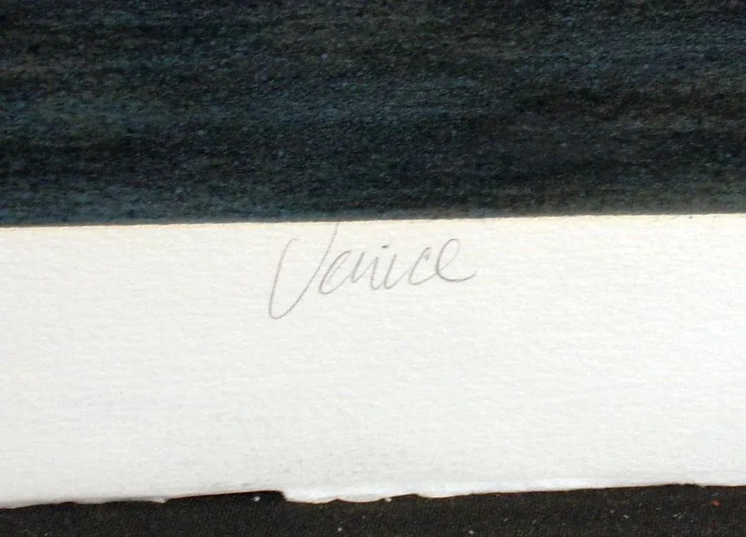 John Kelly "Venice" Signed Fine Lithograph/Serigraph Artwork Print Arches - 4