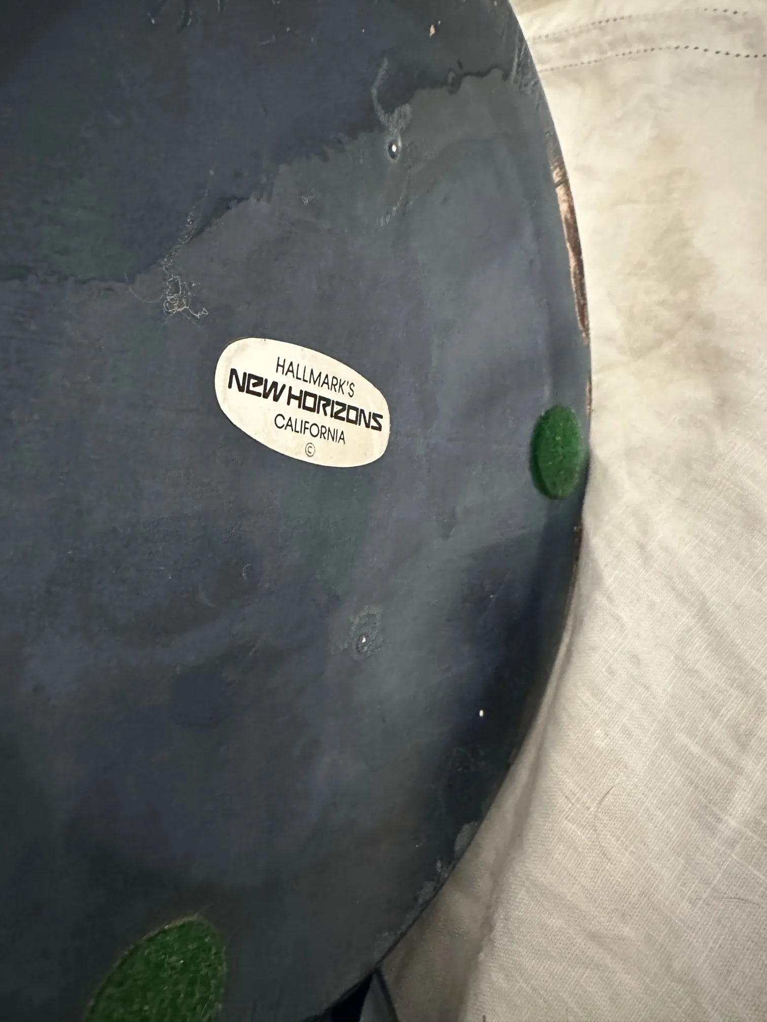 Large Navy Blue Ceramic Ginger Jar - 5