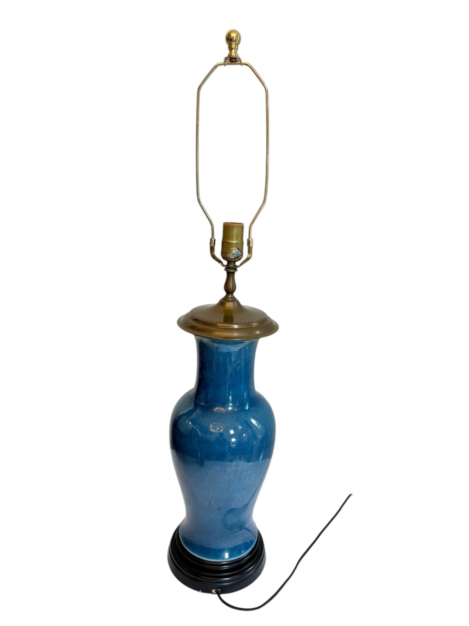Wildwood Blue Porcelain Lamp - 2