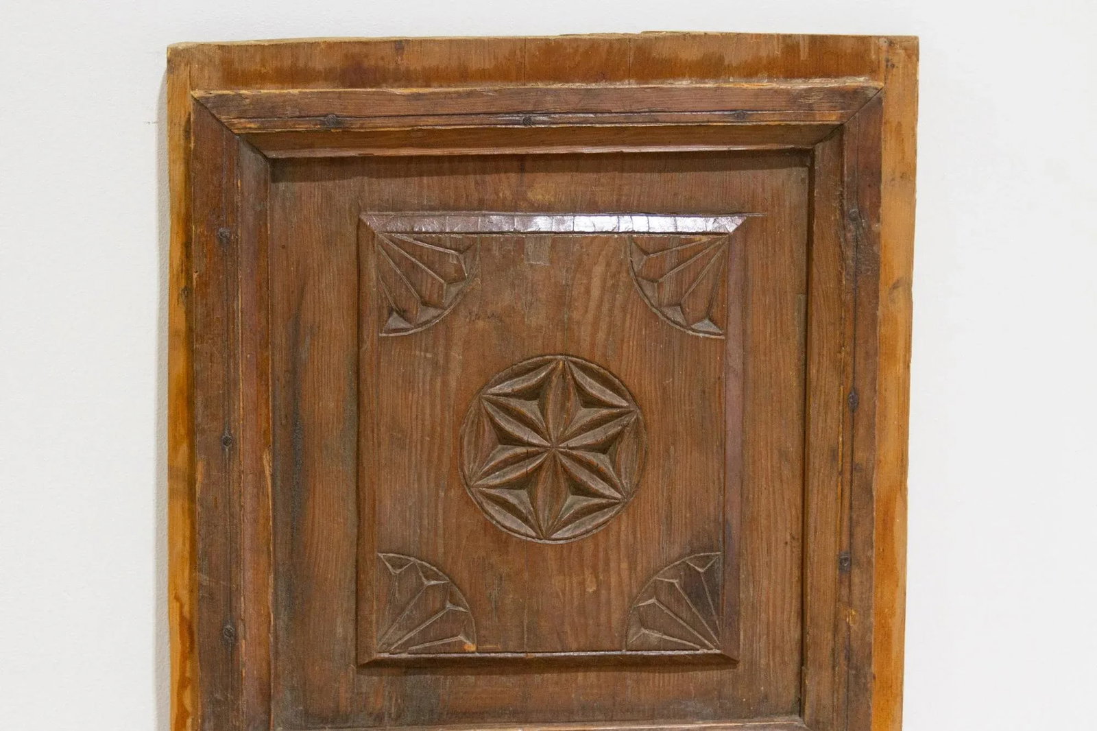 1700's Basque Carved Wall Panel - 5