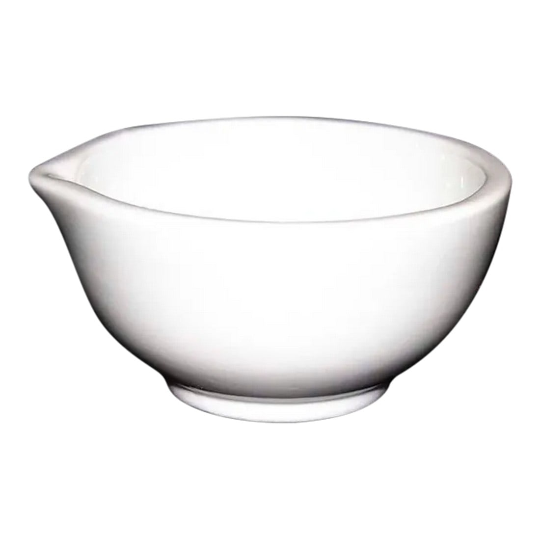 Apilco Classic Whiteware Pour Spout Bowl: Apilco Classic Whiteware porcelain pour spout bowl. The porcelain is 100% made-in-France Condition: Alterations: Original Condition Unaltered Imperfections: Some Imperfections Condition Notes: