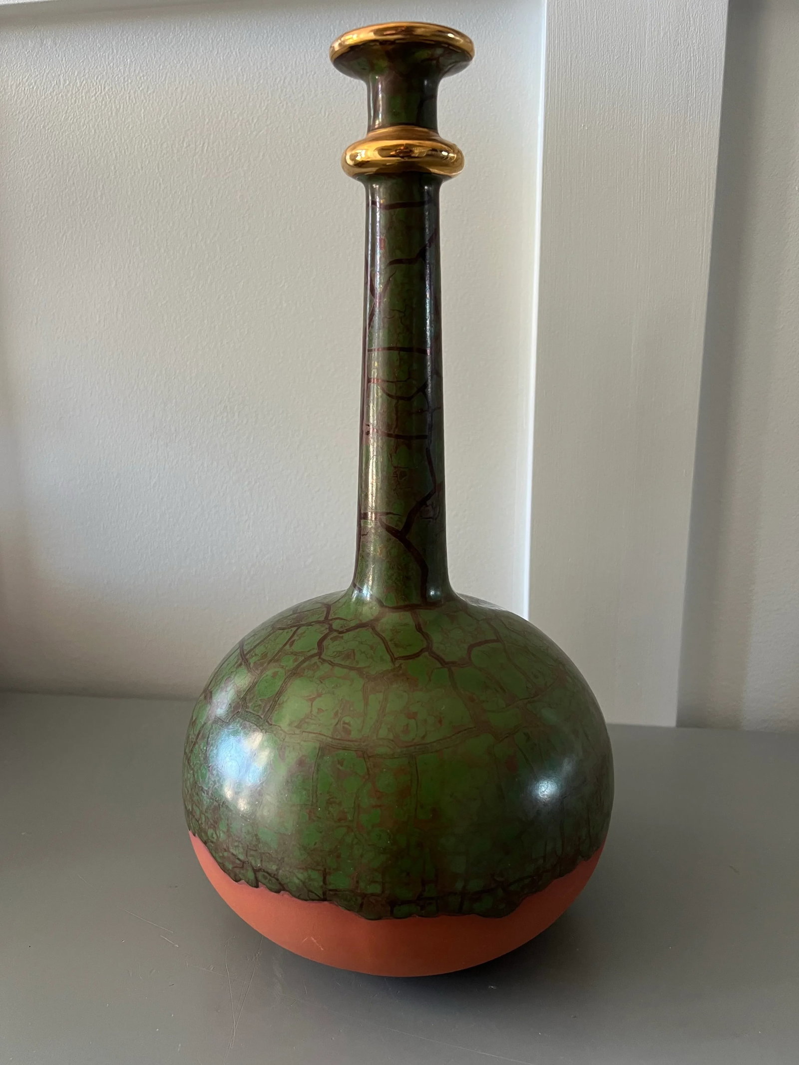 Mid Century Yapacunchi Ecuadorian Green Vase - 4
