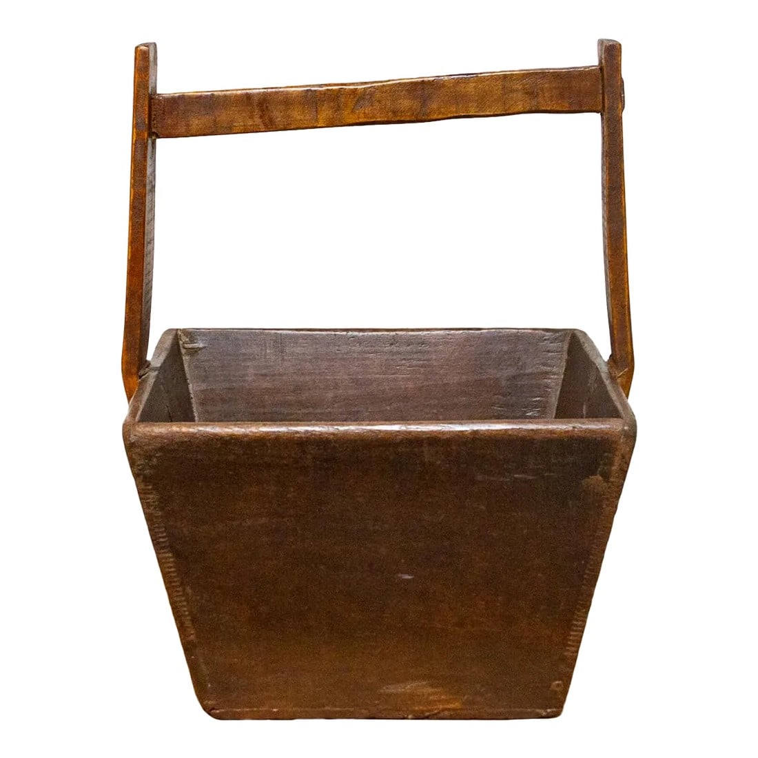 Rustic Chinese Wooden Basket (1 of 7)