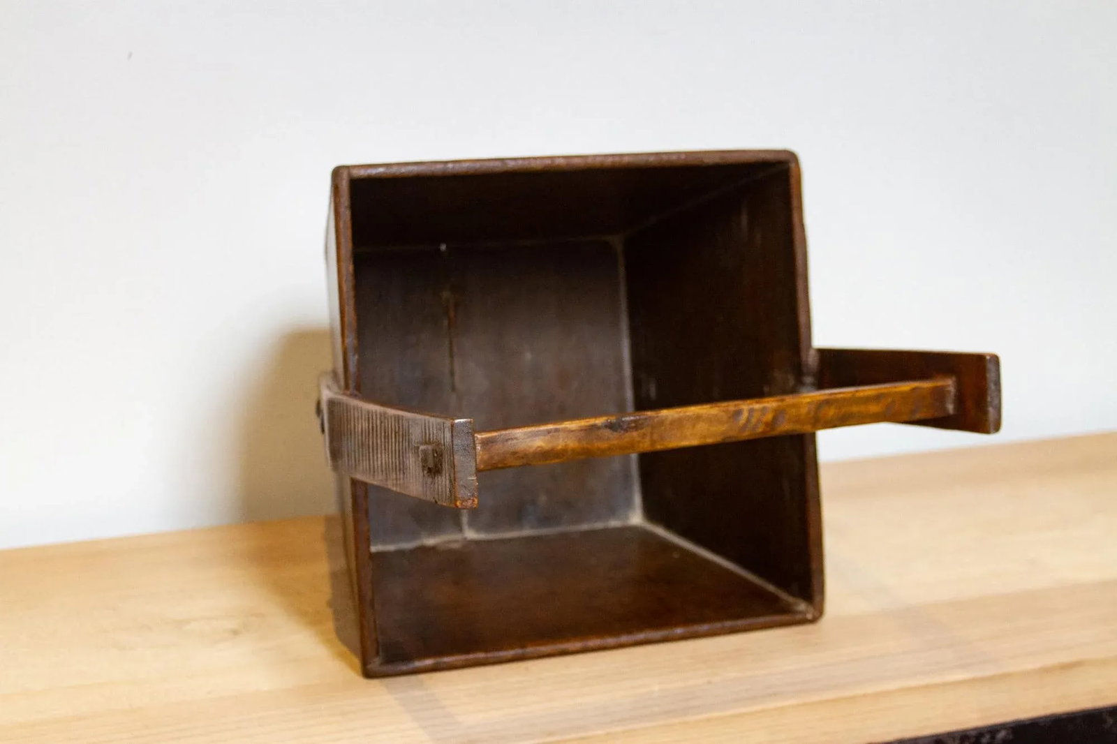 Rustic Chinese Wooden Basket - 6