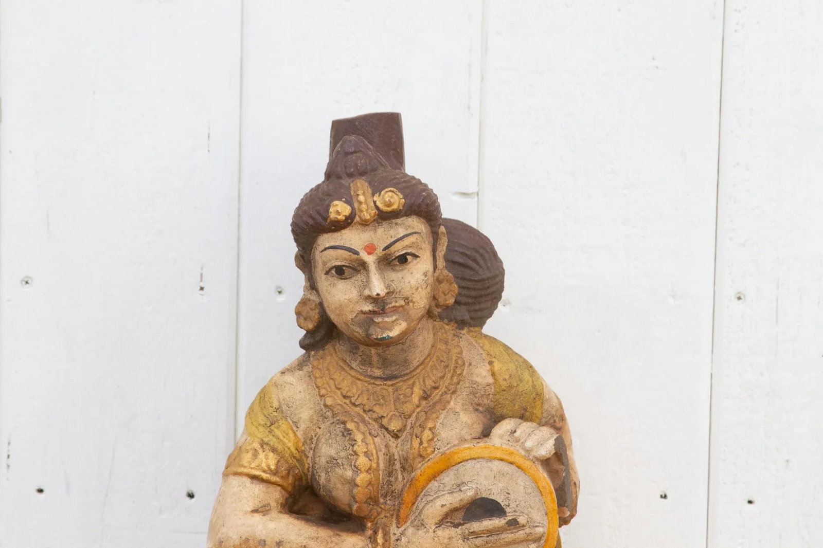 Southern Indian Antique Painted Figure - 5