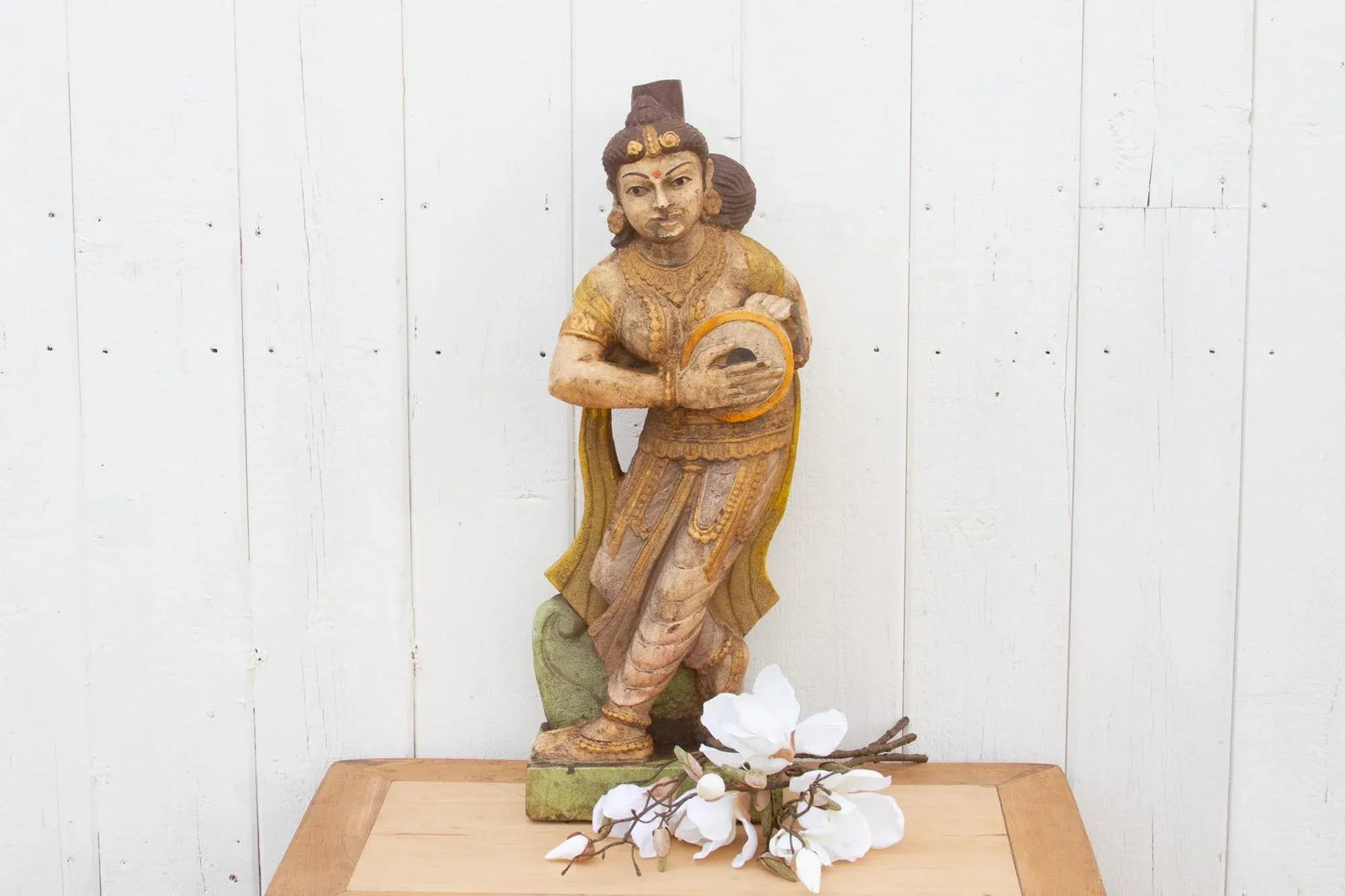 Southern Indian Antique Painted Figure - 9