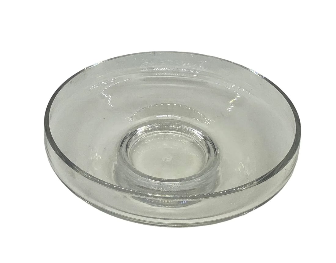 Mid 20th Century Baccarat Crystal Footed Centerpiece Bowl With Original Box - 3