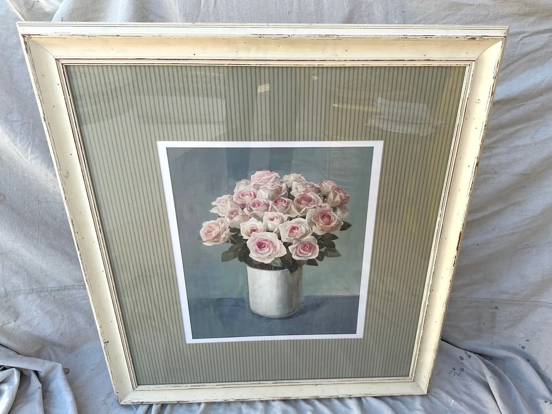 Shabby Chic Pink Rose Print - 2