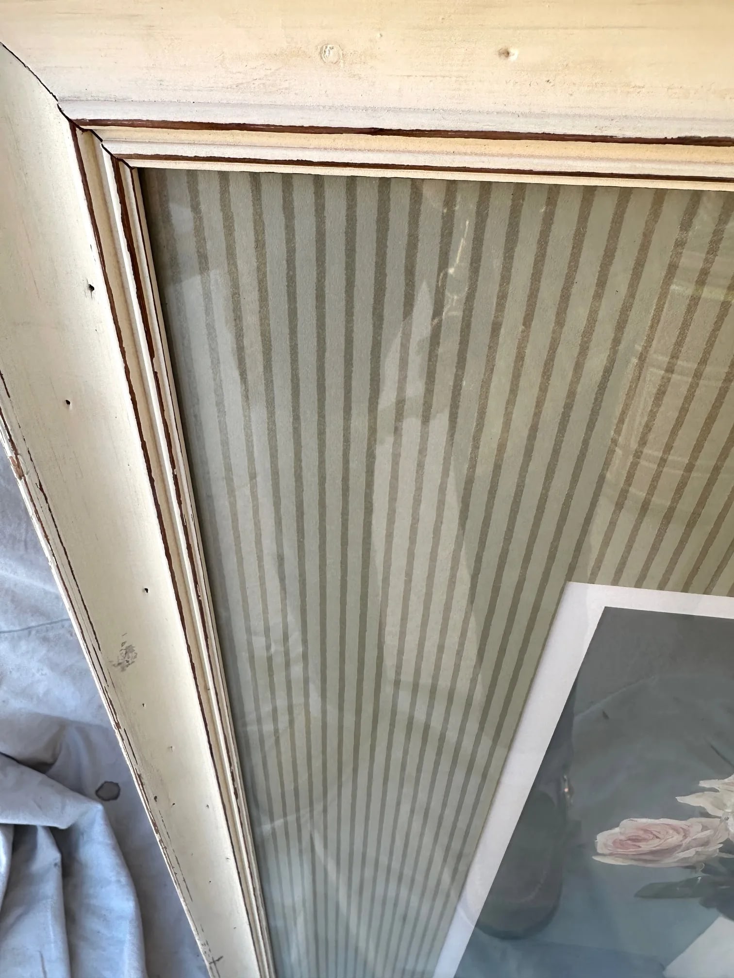 Shabby Chic Pink Rose Print - 7