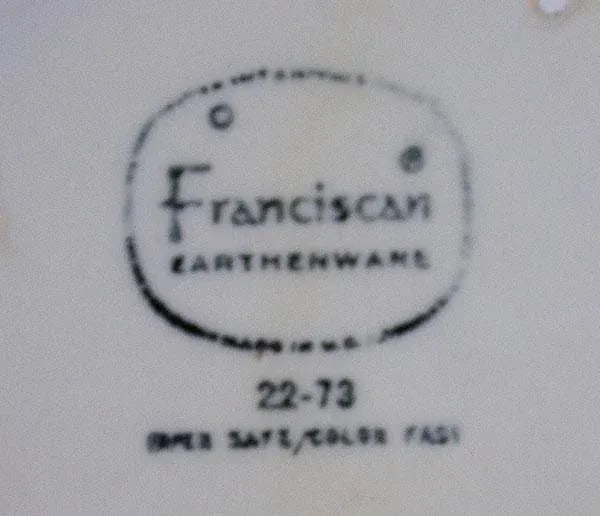 1960s Franciscan Apple Pattern Tea Pot - 3