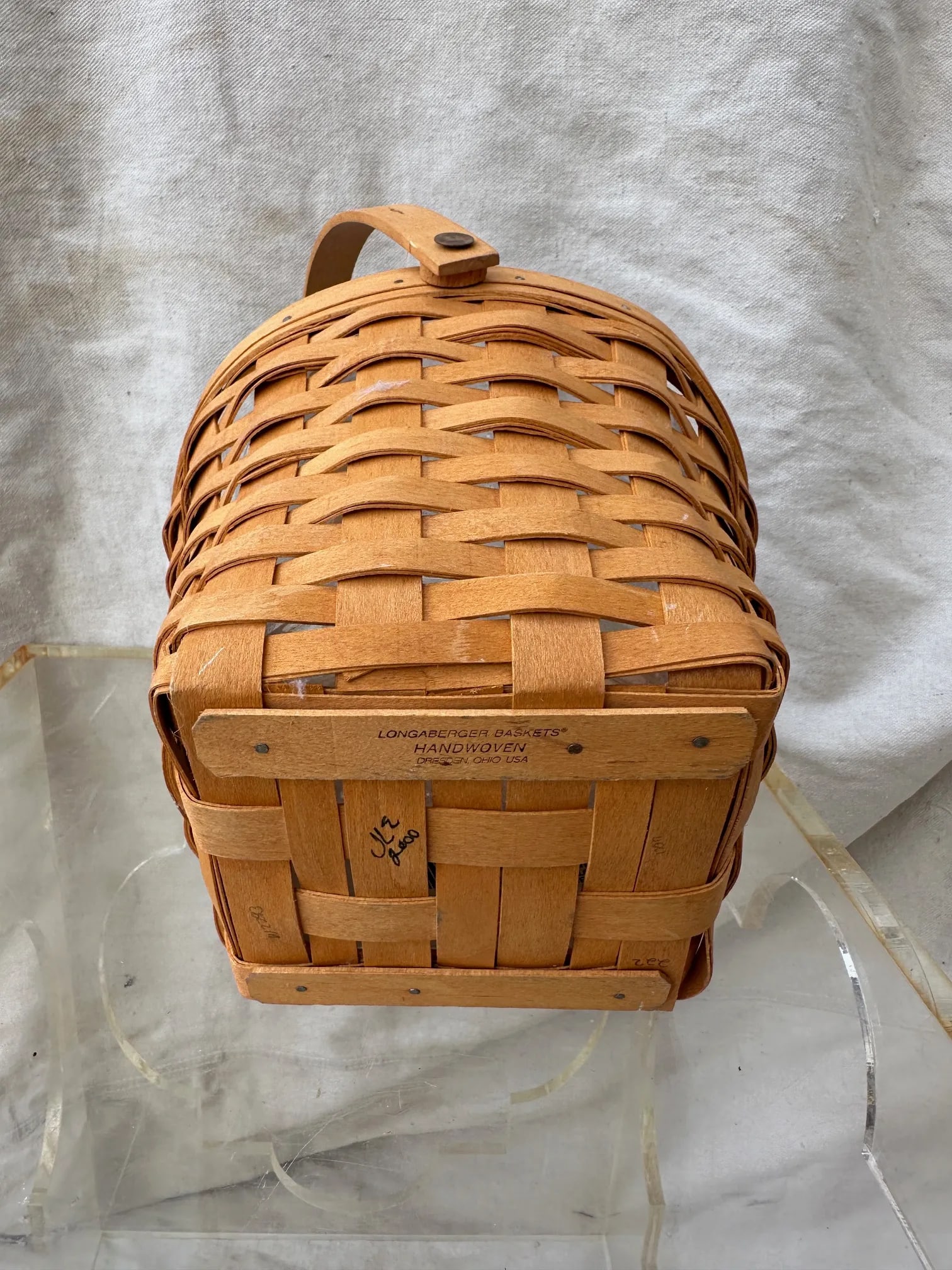 Vintage Longaberger Round Handled Basket - 2