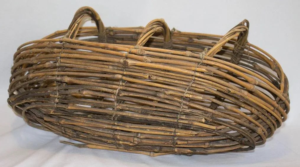 Country Woven Twig Basket - 3